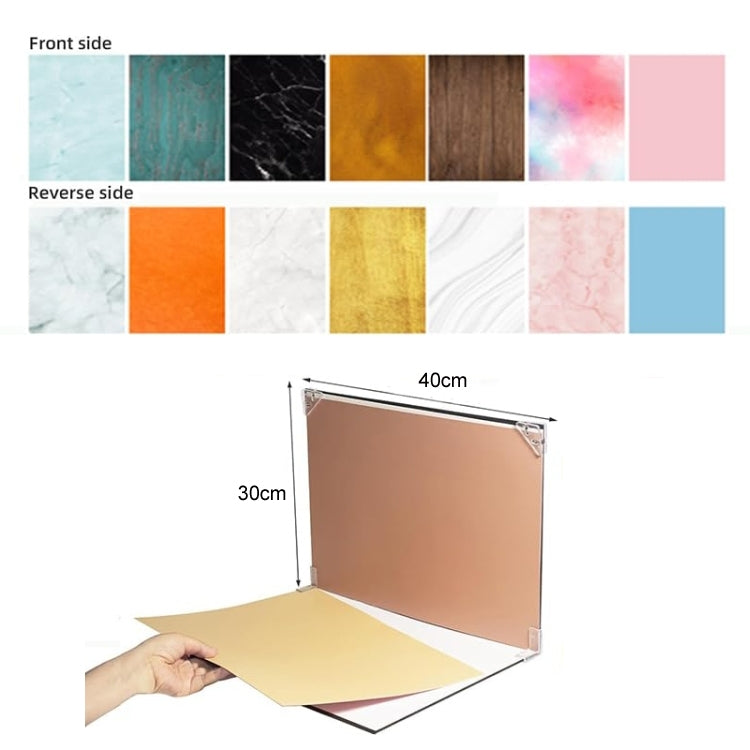 30x40cm 2+7 Thick Background Boards Photography Props Background Set, Style: Three - Wood Floor by PMC TechLife | Online Shopping South Africa | PMC TechLife | Buy Now Pay Later Mobicred