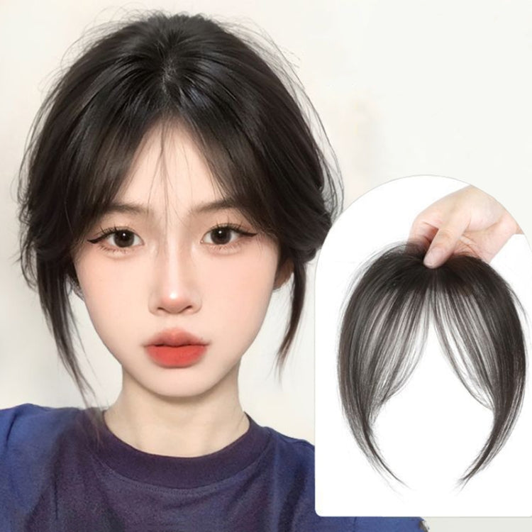 Ladies Hair Volume Enlargement Fluffy Simulation Bangs Wig Piece(Black) - free shipping - PMC TechLife - Order now!