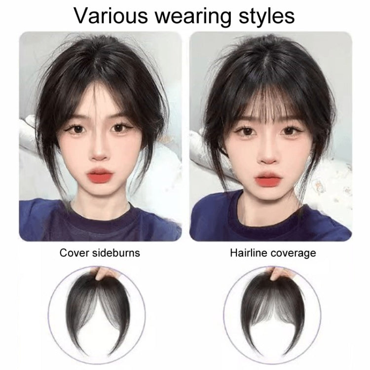 Ladies Hair Volume Enlargement Fluffy Simulation Bangs Wig Piece(Light Brown) - free shipping - PMC TechLife - Order now!