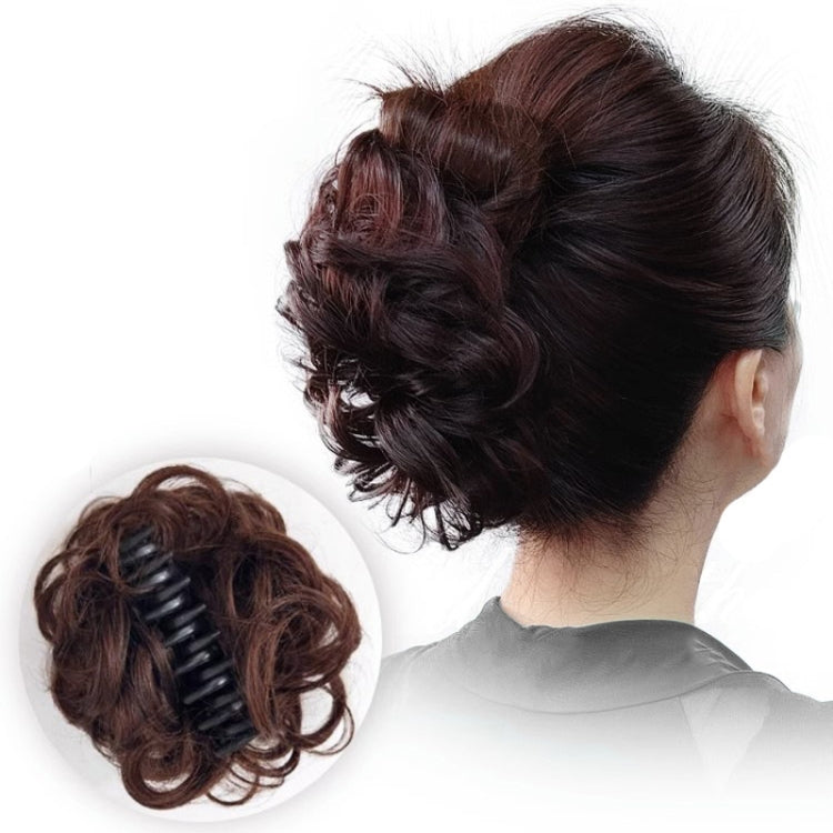 Ladies Fluffy Natural Pods Wig Grab Clip Plate Hair Buns(Natural Black) - free shipping - PMC TechLife - Order now!