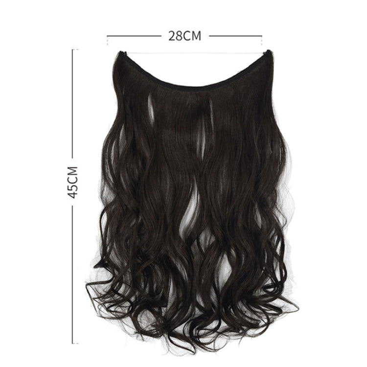 Fishing Line Hair Curtain Long Curly Wig Seamless Hair Extension(4A) - free shipping - PMC TechLife - Order now!