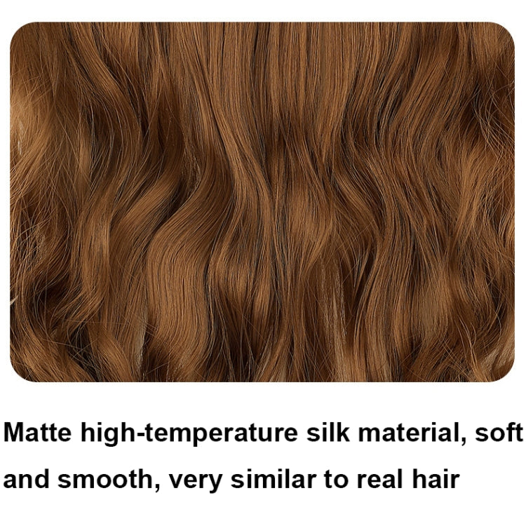 Fishing Line Hair Curtain Long Curly Wig Seamless Hair Extension(1BJ) - free shipping - PMC TechLife - Order now!