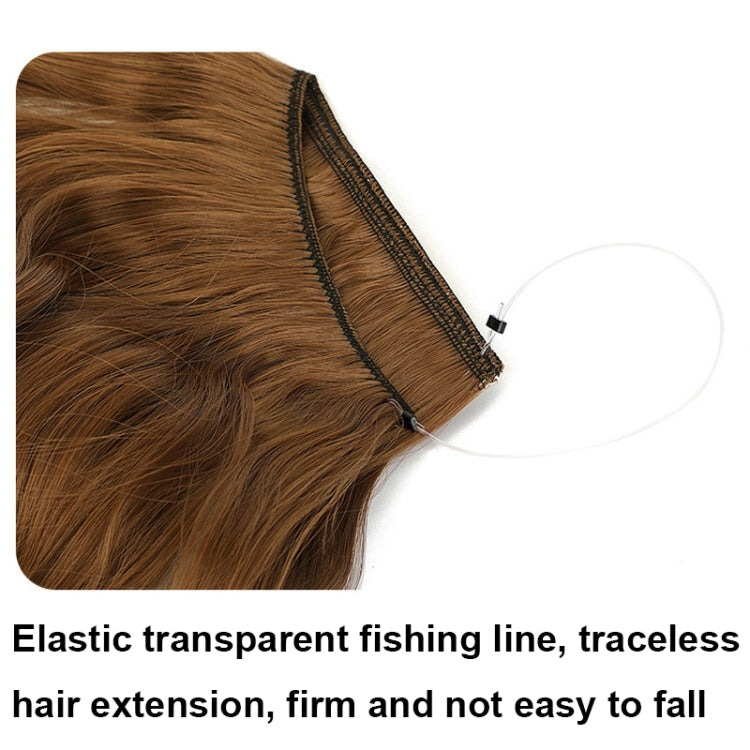 Fishing Line Hair Curtain Long Curly Wig Seamless Hair Extension(1) - free shipping - PMC TechLife - Order now!