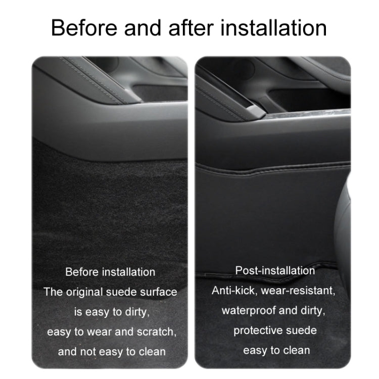 For Tesla Center Console Side Anti-kick Protective Pad, Style: MY Universal Driver Passenger Outer Side TPE - Seat Accessories by PMC Jewellery | Online Shopping South Africa | PMC Jewellery | Buy Now Pay Later Mobicred