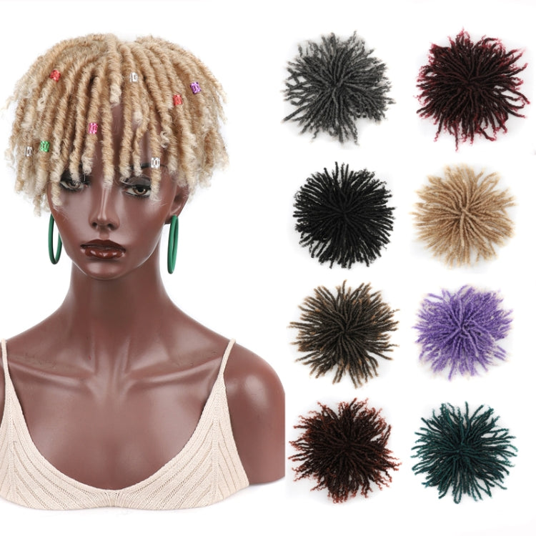 Personalized Hollow Curl Hip Hop Short Hair Dirty Braid Wig Blocks, Model: 1BTPURPLE - free shipping - PMC TechLife - Order now!