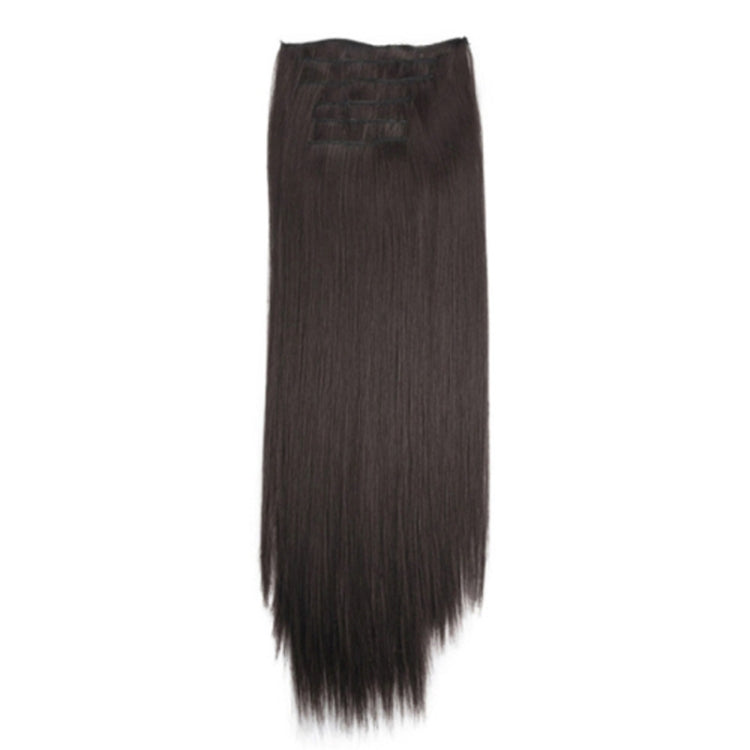 7pcs / Set Clips Long Straight Hair Extension Pieces 16 Clips Chemical Fiber Wigs, Model: 2# - free shipping - PMC TechLife - Order now!