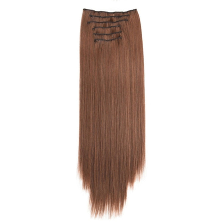 7pcs / Set Clips Long Straight Hair Extension Pieces 16 Clips Chemical Fiber Wigs, Model: 4M30# - free shipping - PMC TechLife - Order now!