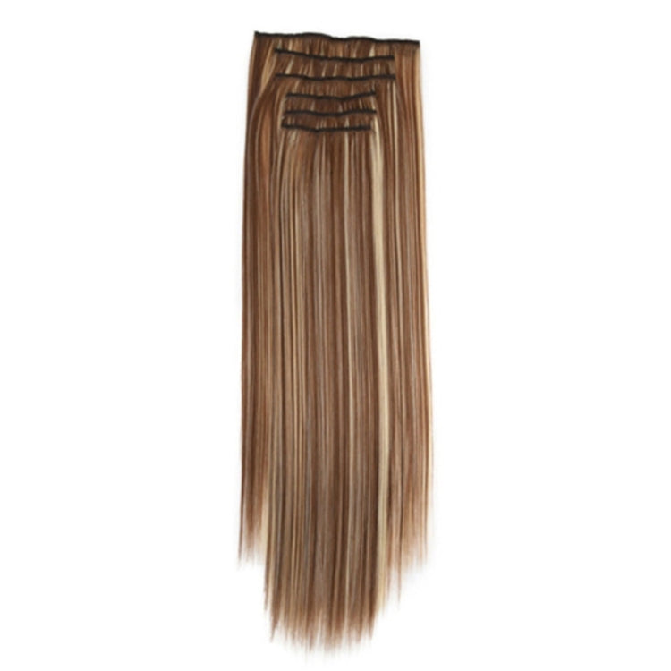 7pcs / Set Clips Long Straight Hair Extension Pieces 16 Clips Chemical Fiber Wigs, Model: 6H613# - free shipping - PMC TechLife - Order now!