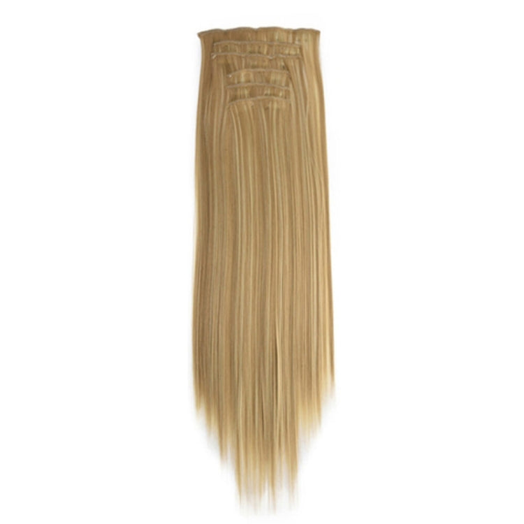 7pcs / Set Clips Long Straight Hair Extension Pieces 16 Clips Chemical Fiber Wigs, Model: 24TH613# - free shipping - PMC TechLife - Order now!