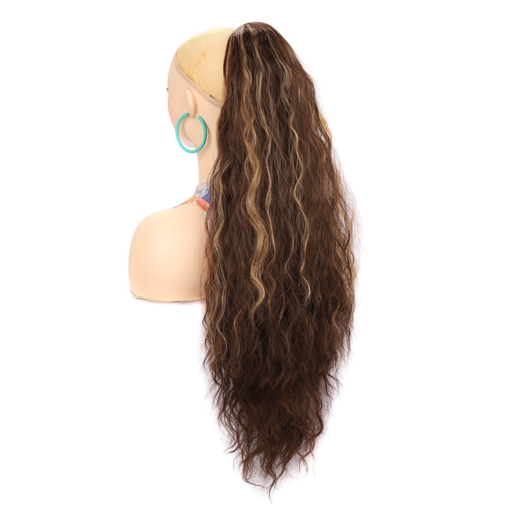 Ladies Extended Woolly Curly Rope Pulling Mesh Ponytail Wig, Color: 10BH26# - free shipping - PMC TechLife - Order now!