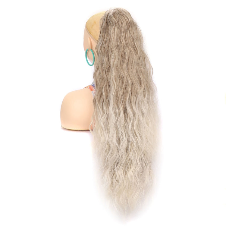 Ladies Extended Woolly Curly Rope Pulling Mesh Ponytail Wig, Color: 18T60A# - free shipping - PMC TechLife - Order now!