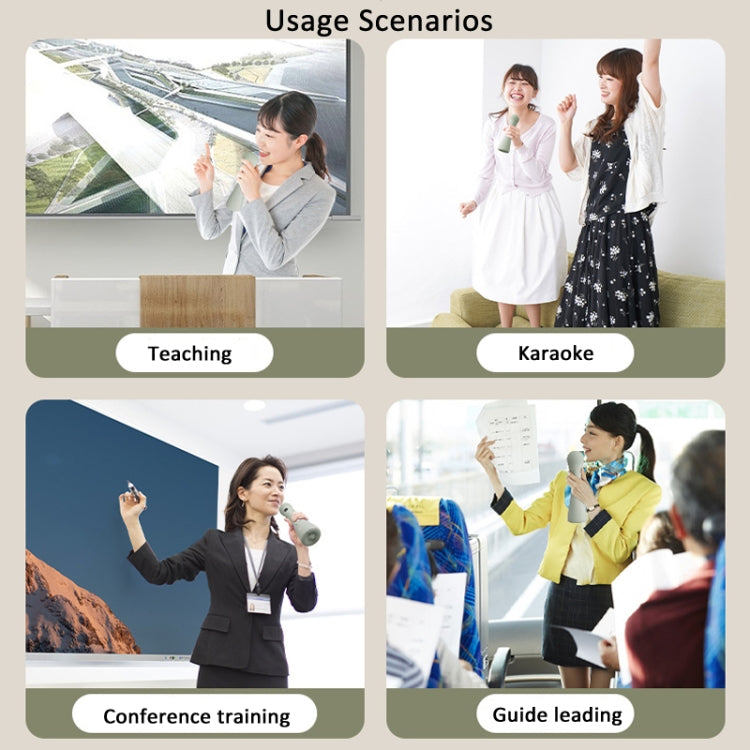 Oubai Z10 Bluetooth Wireless Microphone Voice Megaphone For Teacher, Version: Basic Version - Microphone by OubaiI | Online Shopping South Africa | PMC TechLife | Buy Now Pay Later Mobicred