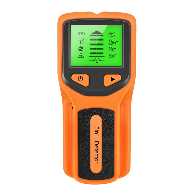 HLW330 5-in-1 Wall Stud Detector Edge Center Wood Current Metal AC Wires Detection(Orange) - Metal Detector by PMC TechLife | Online Shopping South Africa | PMC TechLife | Buy Now Pay Later Mobicred