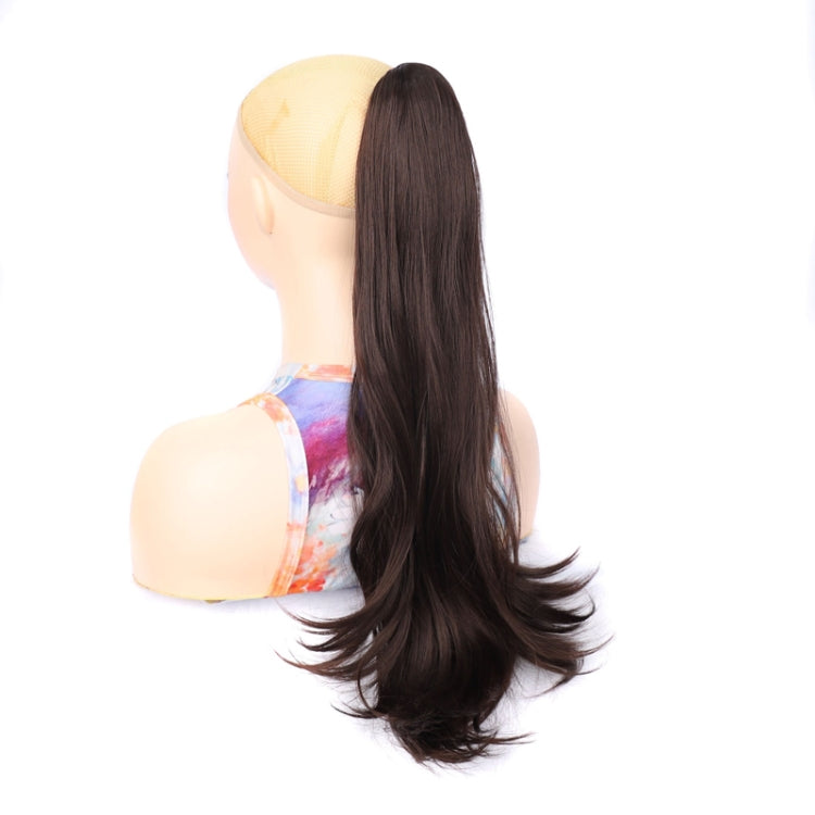 Ladies Claw Clip Inside Button Long Curly Pear Ponytail Wig, Color: 4# - free shipping - PMC TechLife - Order now!