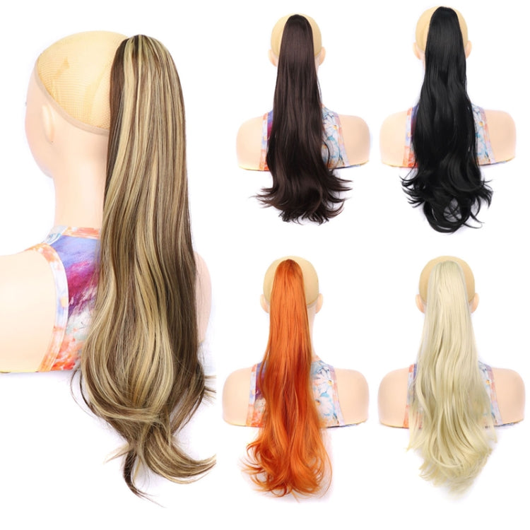 Ladies Claw Clip Inside Button Long Curly Pear Ponytail Wig, Color: 8BH22# - free shipping - PMC TechLife - Order now!