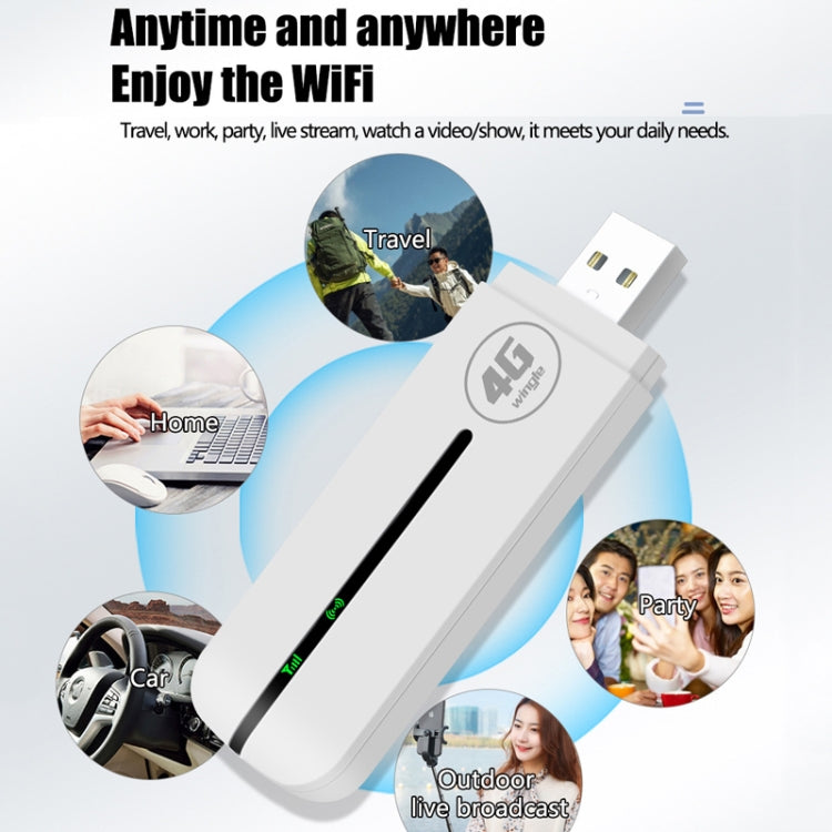 Asian Version U8-5M 4G WiFi Dongle USB Plug-In Router Mobile Hotspot - 4G Mobile Wifi by PMC TechLife | Online Shopping South Africa | PMC TechLife | Buy Now Pay Later Mobicred