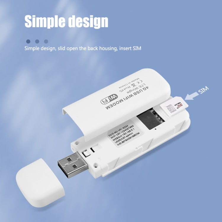 Asian Version U8-5M 4G WiFi Dongle USB Plug-In Router Mobile Hotspot - 4G Mobile Wifi by PMC TechLife | Online Shopping South Africa | PMC TechLife | Buy Now Pay Later Mobicred
