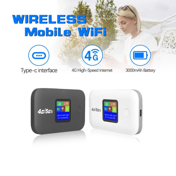 A8-EU Eurasian Version 4G Portable WiFi Wireless Type-C Plug And Play LTE Router Car Mobile Hotspot(Black) - 4G Mobile Wifi by PMC TechLife | Online Shopping South Africa | PMC TechLife | Buy Now Pay Later Mobicred