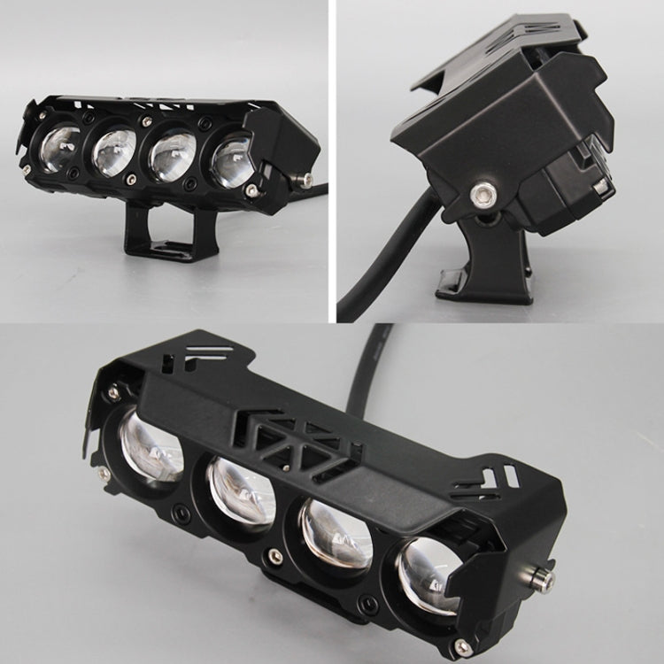 Motorcycle Spotlight External Lens Car LED Headlight Strong Spot Fog Light, Model: Flashing-2 Wires - free shipping - PMC Jewellery - Order now!