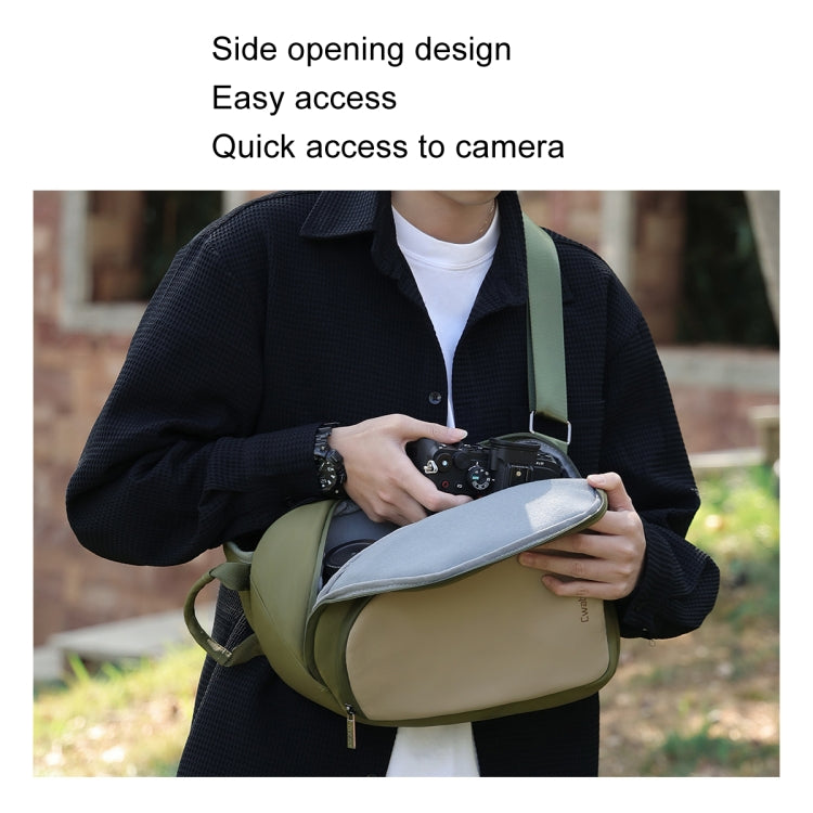 Cwatcun D148 Medium Casual Camera Bag Shoulder Crossbody Daily Photography Bag, Color: Black - free shipping - PMC TechLife - Order now!