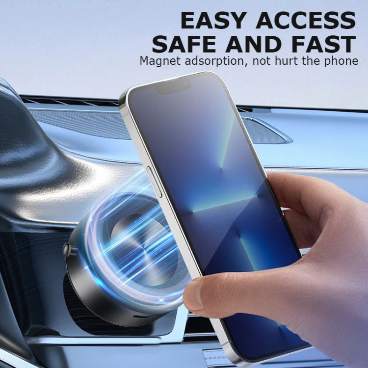 AIMITE M8 Car Phone Holder Vacuum Suction Cup Strong Magnetic Support Bracket(Tarnish Black) - Universal Car Holders by AIMITE | Online Shopping South Africa | PMC Jewellery | Buy Now Pay Later Mobicred
