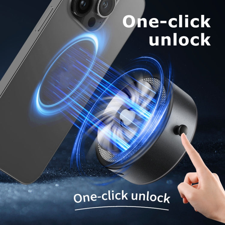 AIMITE M8 Car Phone Holder Vacuum Suction Cup Strong Magnetic Support Bracket(Silver) - Universal Car Holders by AIMITE | Online Shopping South Africa | PMC Jewellery | Buy Now Pay Later Mobicred