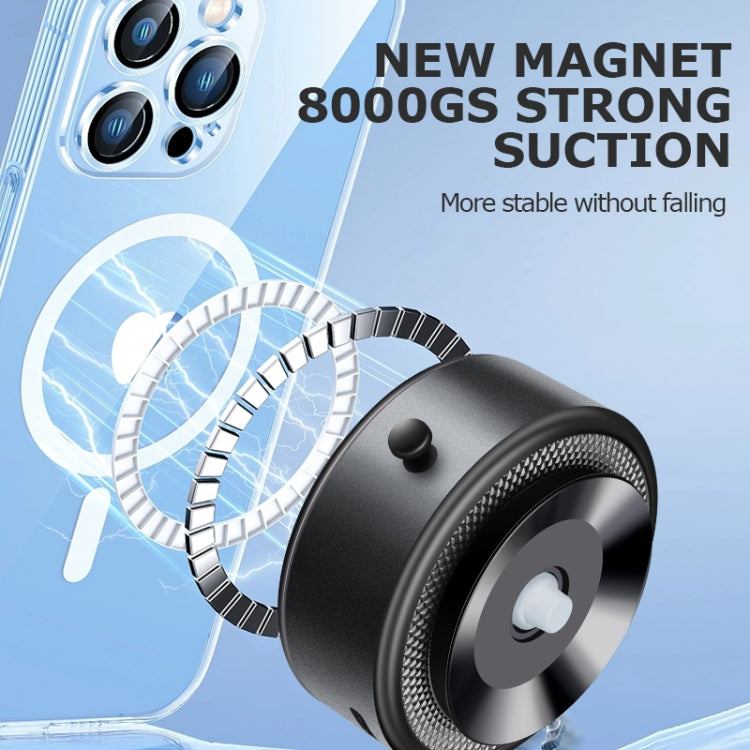 AIMITE M8 Car Wireless Charger Phone Holder Vacuum Suction Cup Strong Magnetic Support Bracket(Black) - free shipping - PMC Jewellery - Order now!