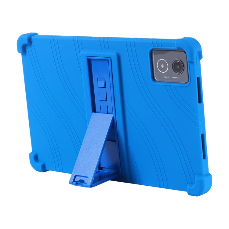 For Lenovo Tab K11 Plus Shockproof Silicone Tablet Protective Case With Holder(Rose Red) - Lenovo by PMC TechLife | Online Shopping South Africa | PMC TechLife | Buy Now Pay Later Mobicred