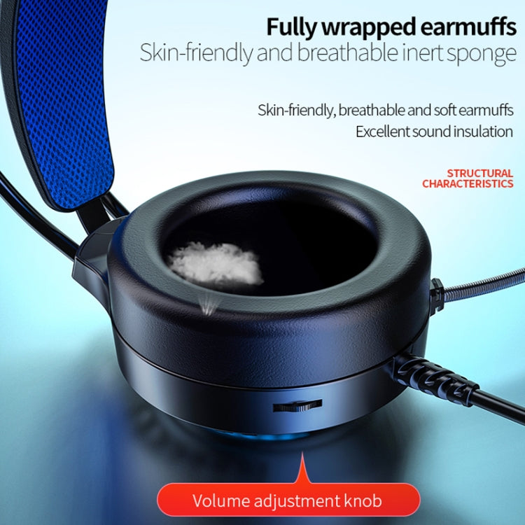 YINDIAO Q7 Colorful Light Computer Wired Headset USB Gaming Headset USB7.1 Sound Card White - Multimedia Headset by YINDIAO | Online Shopping South Africa | PMC TechLife | Buy Now Pay Later Mobicred