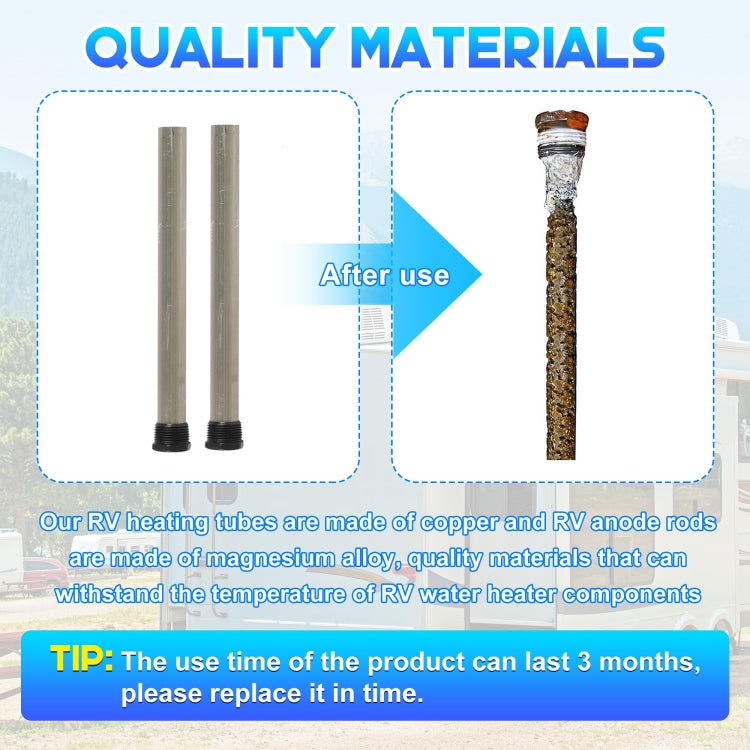 Water Heater Heating Element For RV Camper, Specifications: 27mm/38mm Wrench Socket - Others by PMc TechLife | Online Shopping South Africa | PMc TechLife | Buy Now Pay Later Mobicred