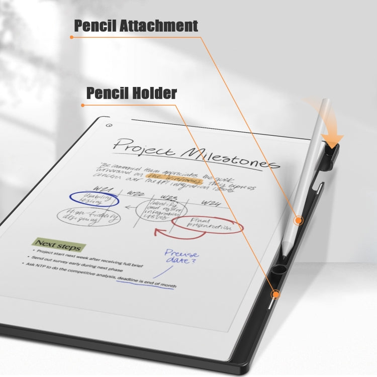 For reMarkable Paper Pro 2024 11.8 inch Book Style Dormant Case(Black) - Others by PMC TechLife | Online Shopping South Africa | PMC TechLife | Buy Now Pay Later Mobicred
