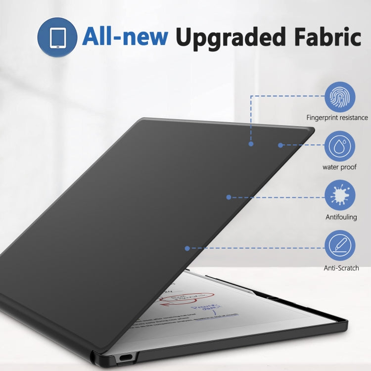 For reMarkable Paper Pro 2024 11.8 inch Book Style Dormant Case(Black) - Others by PMC TechLife | Online Shopping South Africa | PMC TechLife | Buy Now Pay Later Mobicred