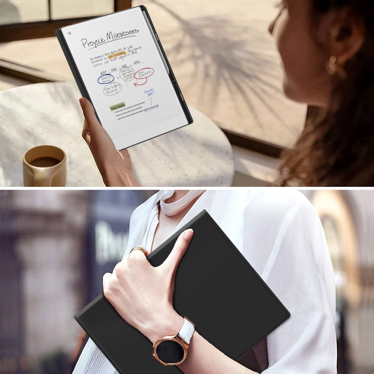 For reMarkable Paper Pro 2024 11.8 inch Book Style Dormant Case(Black) - Others by PMC TechLife | Online Shopping South Africa | PMC TechLife | Buy Now Pay Later Mobicred