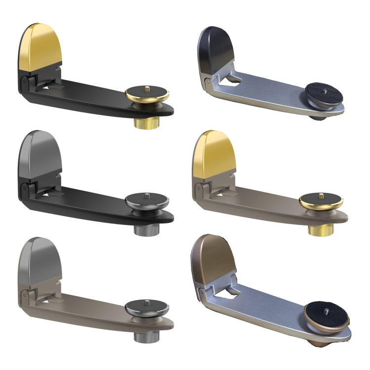 Aluminum Alloy Pan Head Adjustable Foldable Projector Wall Mount(Silver Gray) - Other by PMC TechLife | Online Shopping South Africa | PMC TechLife | Buy Now Pay Later Mobicred