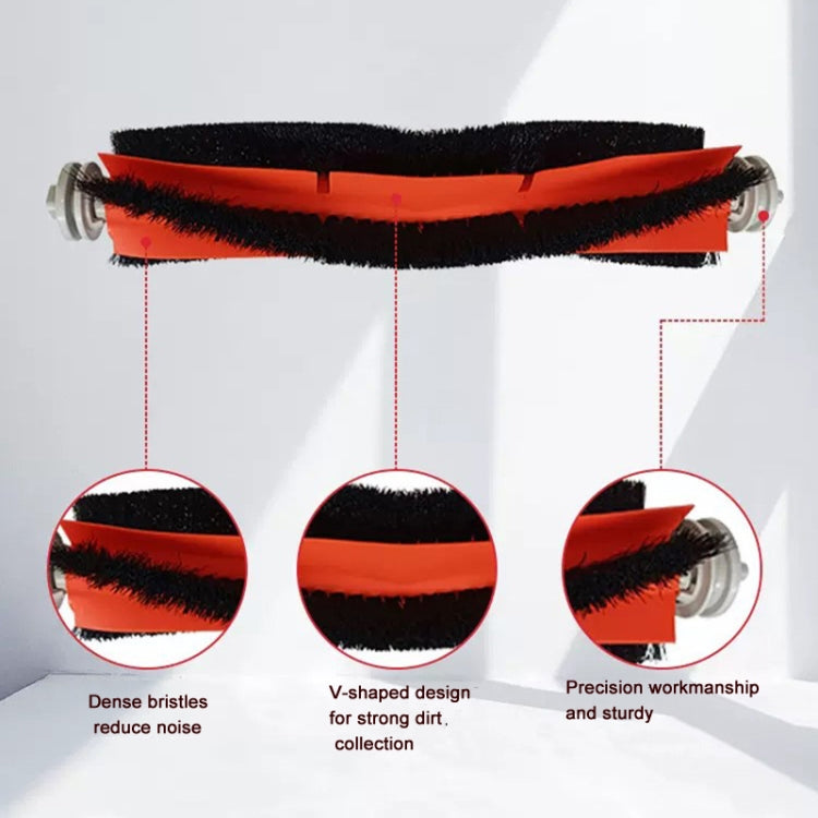Cutting Roller Brush For Dreame X30 / X30 Pro Robot Vacuum Cleaner Replacement Parts - For Xiaomi Accessories by PMC TechLife | Online Shopping South Africa | PMC TechLife | Buy Now Pay Later Mobicred