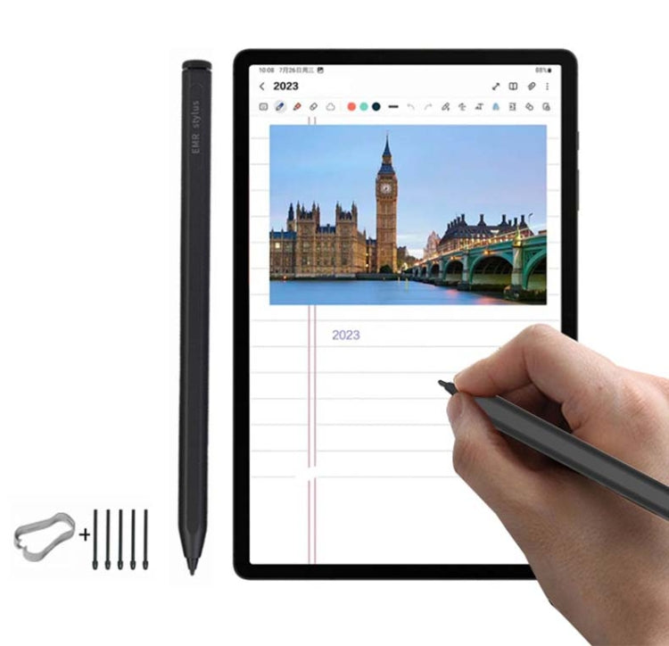 4096 Grade Pressure Sensitive EMR Stylus, Style: D-003 Upgrade+5 Felt Tips+1 Pen Clip - free shipping - PMC TechLife - Order now!