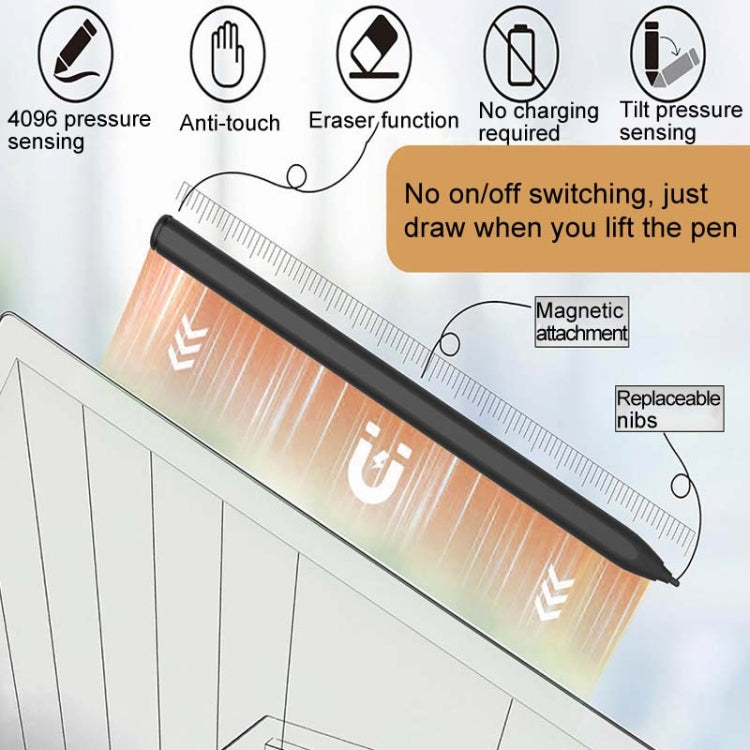 4096 Grade Pressure Sensitive EMR Stylus, Style: D-003 Upgrade+5 Felt Tips+1 Pen Clip - free shipping - PMC TechLife - Order now!