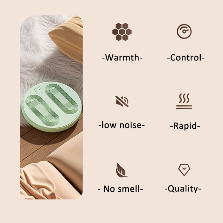 5V USB Plug Foot Massager Warmer 3 Levels Temperature & Vibration Adjustable(Beige Gray) - free shipping - PMC TechLife - Order now!