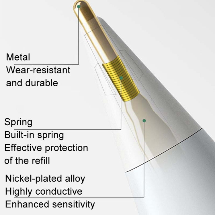 For Apple Pencil Series Replacement Nibs Modified Nibs, Style: 3.5 Standard White Shell Silver Tip - Pencil Accessories by PMc TechLife | Online Shopping South Africa | PMc TechLife | Buy Now Pay Later Mobicred