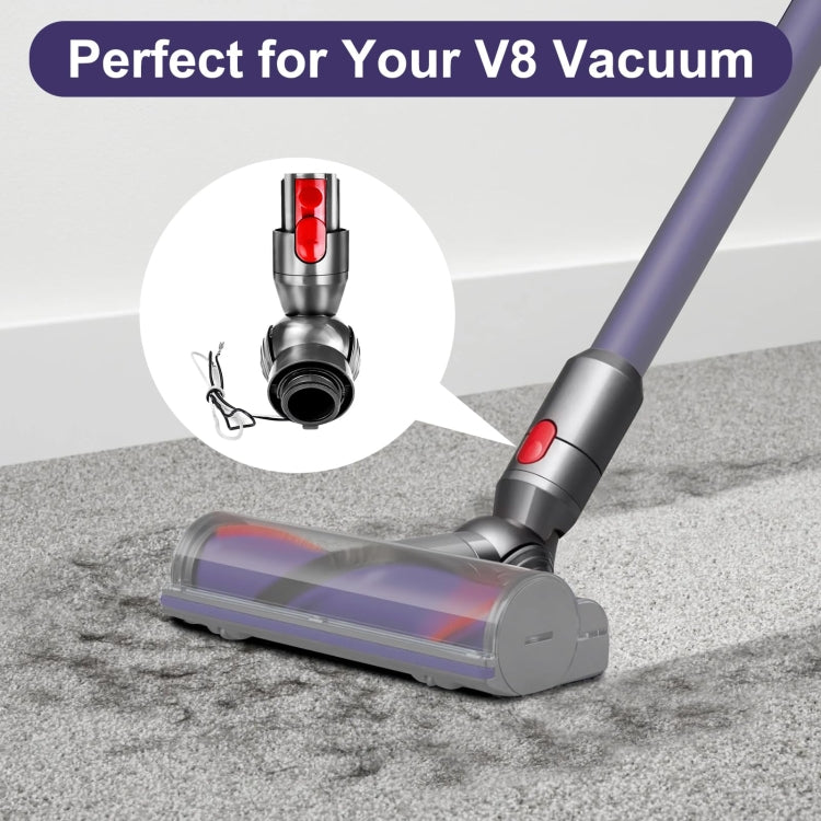 For Dyson V8 V10 Vacuum Cleaner Direct Drive Head Elbow Connector with Wheels Repair Parts - For Dyson Accessories by PMC TechLife | Online Shopping South Africa | PMC TechLife | Buy Now Pay Later Mobicred