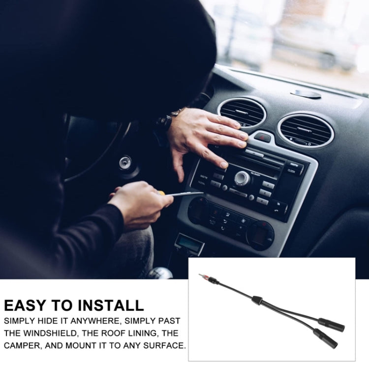Car GPS Antenna Modification Two Female And One Male Adaptor - Aerials by PMc TechLife | Online Shopping South Africa | PMc TechLife | Buy Now Pay Later Mobicred