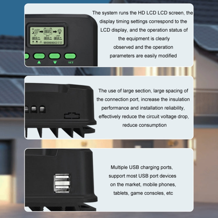 12V-24V 30A WIFI Remote MPPT Home Energy Storage Control System Solar Controller, Model: CM-D30 - Others by PMC TechLife | Online Shopping South Africa | PMC TechLife | Buy Now Pay Later Mobicred
