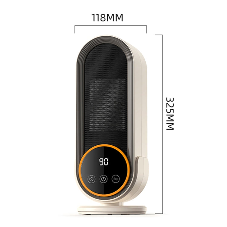 E68S 1200W PTC Ceramic Heating Desktop Smart Electric Heater, Plug: UK Plug(Remote Control Model) - Electric Heaters by PMC TechLife | Online Shopping South Africa | PMC TechLife | Buy Now Pay Later Mobicred