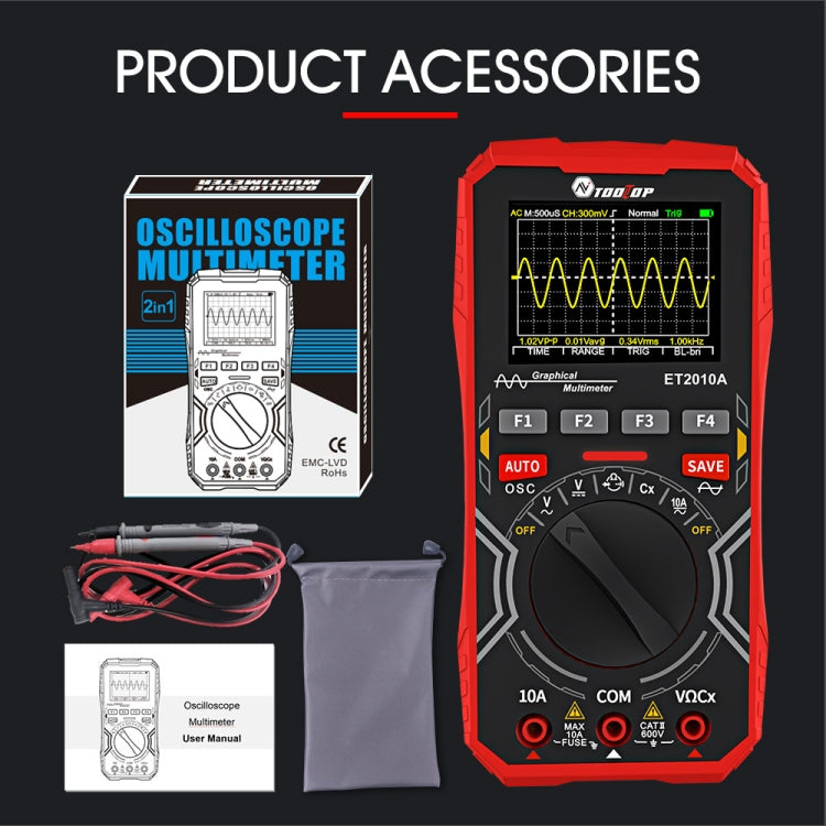 TOOLTOP 2 In 1 DIY Oscilloscope Mini Multimeter - free shipping - PMC TechLife - Order now!