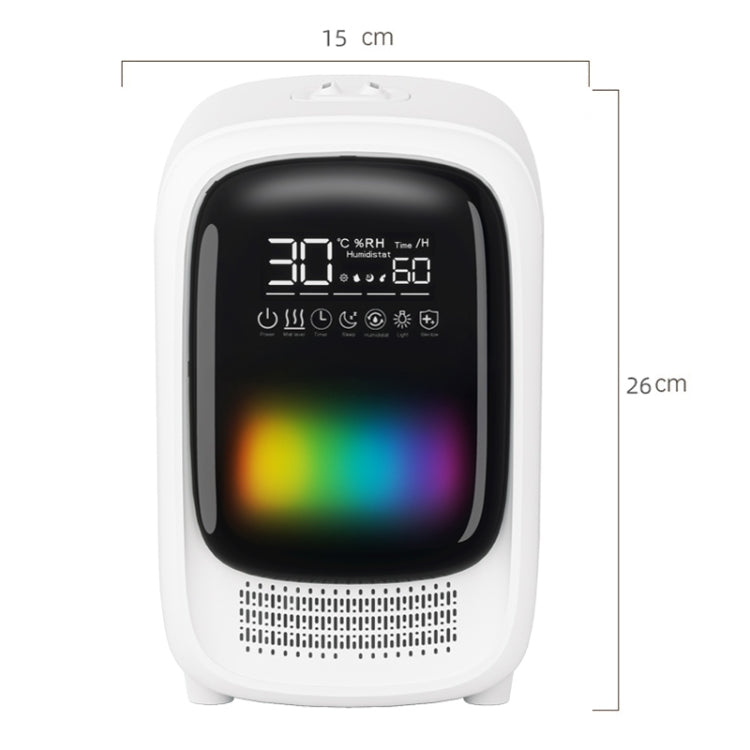 FS101 3.5L Colorful Light Home Bluetooth Music Aromatherapy Humidifier, Spec: US Plug(Whtie) - free shipping - PMC TechLife - Order now!