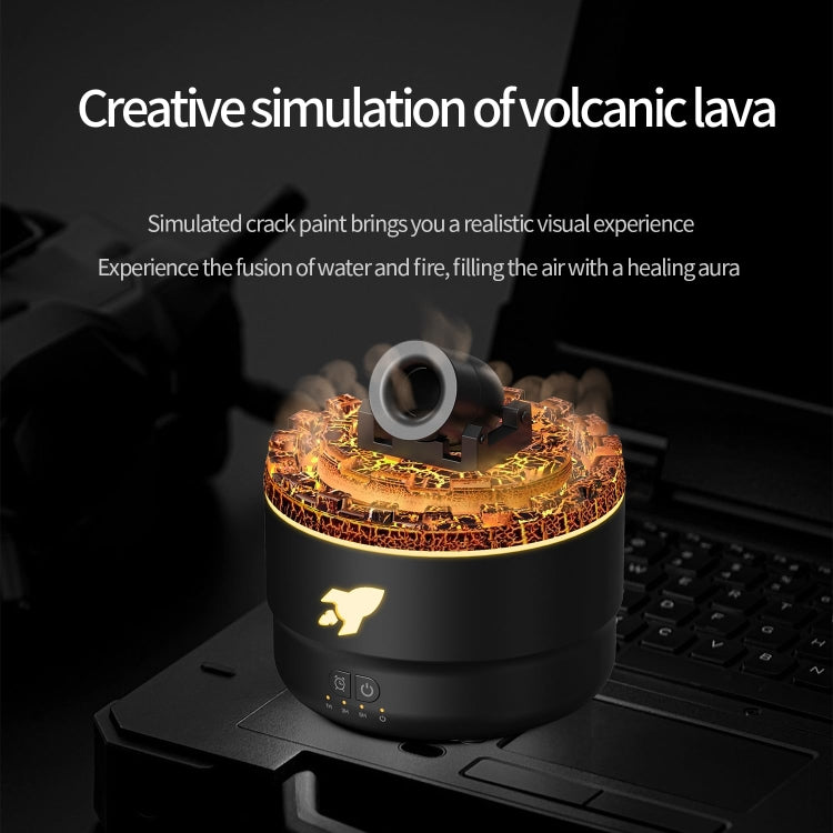 Turret Shape Aromatherapy Humidifier With 3-speed Timer 7-color Atmosphere Light EU Plug Black - free shipping - PMC TechLife - Order now!