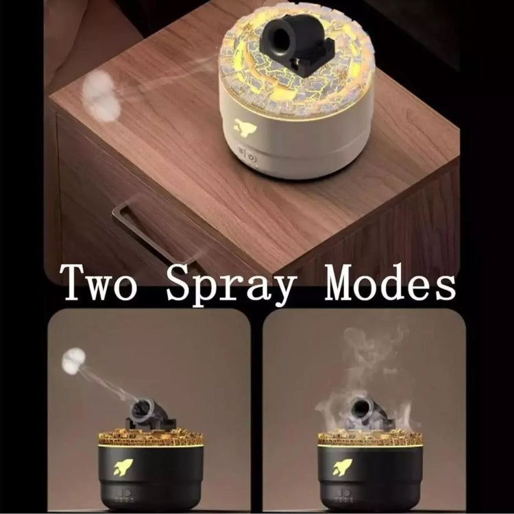 Turret Shape Aromatherapy Humidifier With 3-speed Timer 7-color Atmosphere Light US Plug Black - Air Purifiers & Accessories by PMc TechLife | Online Shopping South Africa | PMc TechLife | Buy Now Pay Later Mobicred