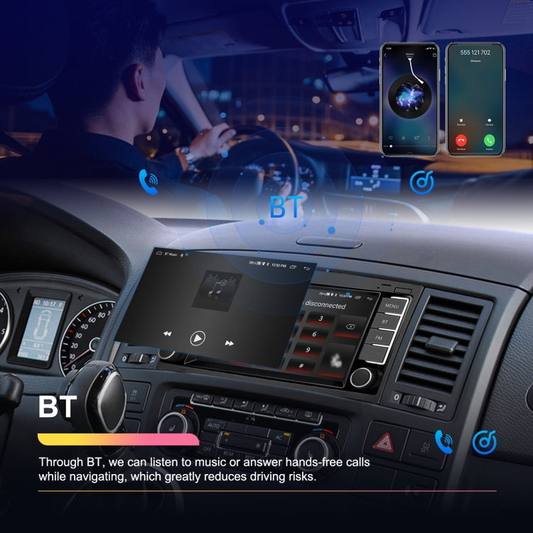 4+64G For Volkswagen Touareg 7-Inch Car WiFi Player Android 13 System Support CarPlay/Android Auto With AHD Camera and Mic - free shipping - PMC Jewellery - Order now!