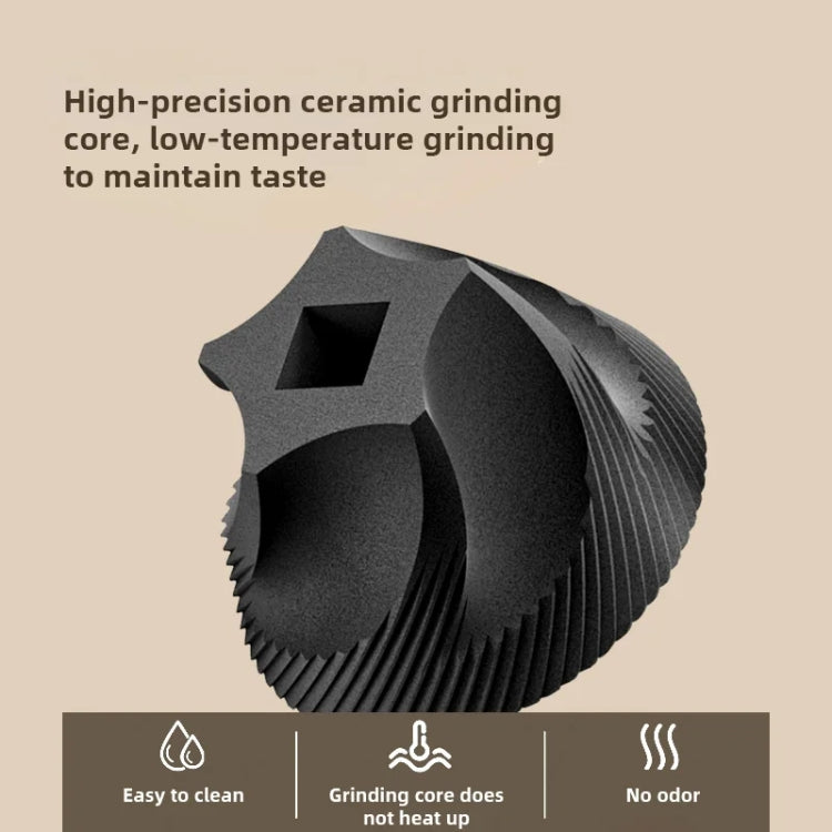 USB Rechargeable Adjustable Coarse and Fine Household Portable Electric Coffee Bean Grinder(Black) - free shipping - PMC TechLife - Order now!