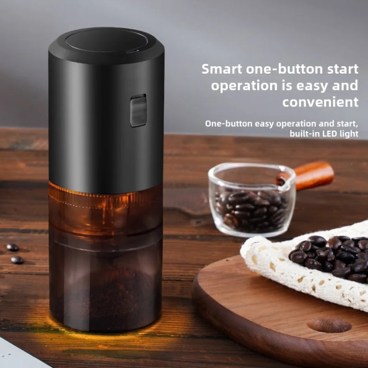 USB Rechargeable Adjustable Coarse and Fine Household Portable Electric Coffee Bean Grinder(White) - free shipping - PMC TechLife - Order now!
